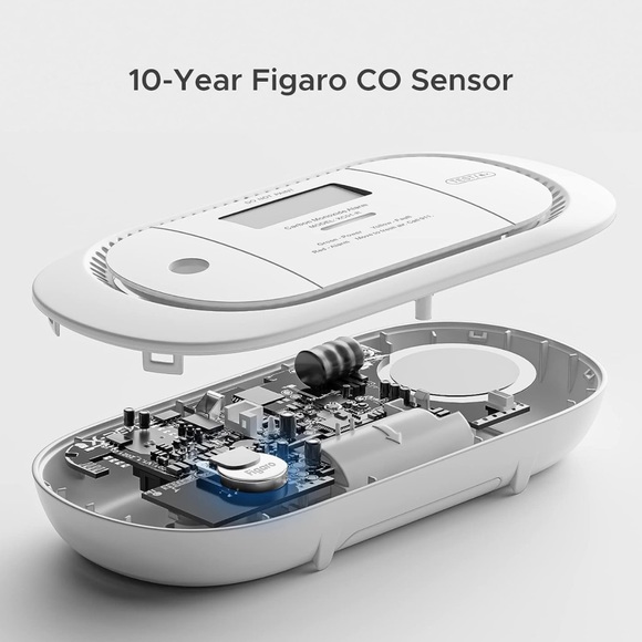 X-Sense Carbon Monoxide Detector Alarm with Digital LCD Display, Replaceable Ba - Picture 2 of 8
